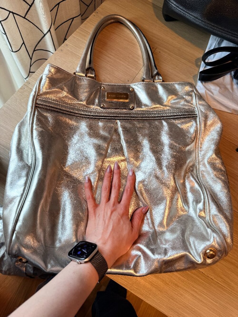 **SHOP CLOSING 4/26** Marc Jacobs Silver Bag Orig $1200